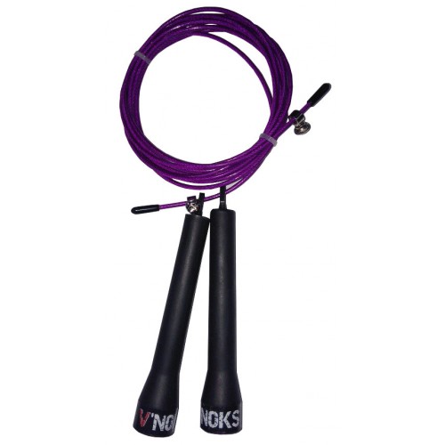 Скакалка для кроссфита V`Noks Steel фиолетовая 