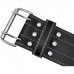 Пояс для важкої атлетики RDX Leather Black/White L