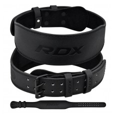 Пояс для тяжелой атлетики RDX Leather Full Black S