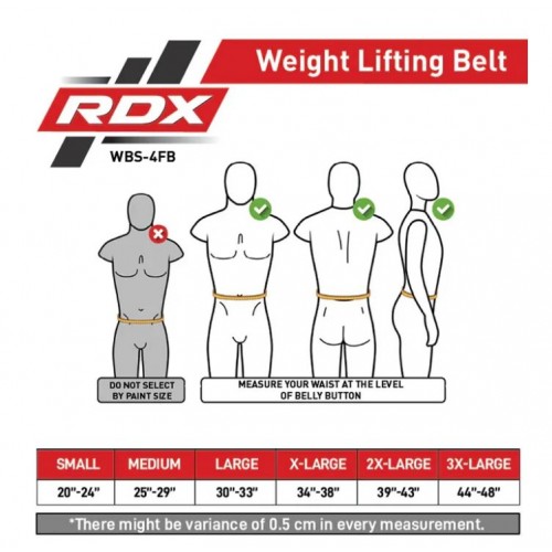 Пояс для тяжелой атлетики RDX Leather Full Black S