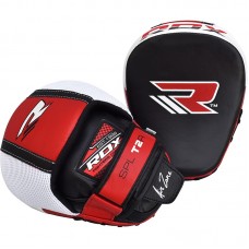 Лапы боксерские RDX Leather Red Лапы боксерские RDX Leather Red