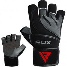 Перчатки для фитнеса RDX Pro Lift Black M