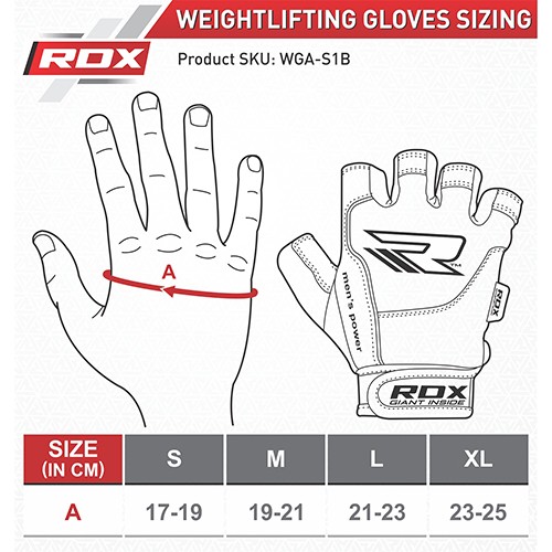 Перчатки для фитнеса RDX Amara S