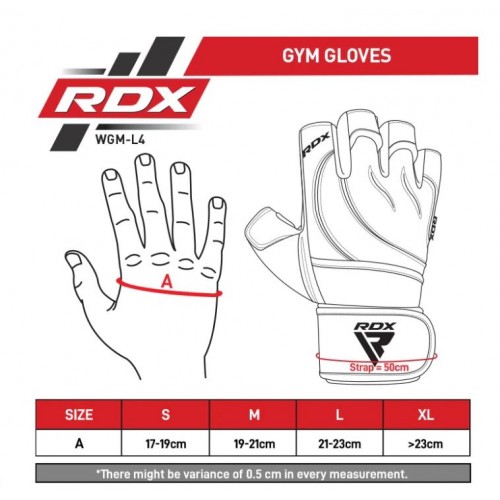 Перчатки для фитнеса RDX L4 Micro Gray/Black S