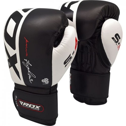Боксерські рукавички RDX Black Pro 12 ун.