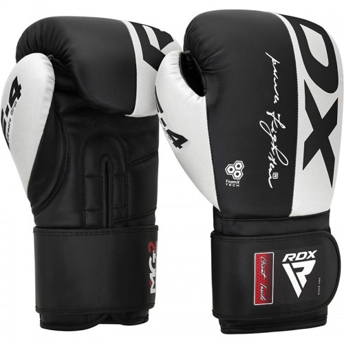 Боксерські рукавички RDX F4 White 10 ун.