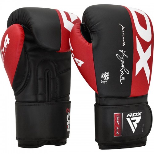 Боксерські рукавички RDX F4 Red 10 ун.