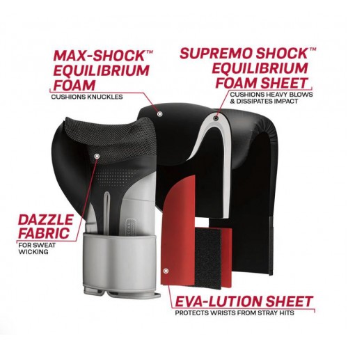 Боксерские перчатки RDX L2 Mark Pro Silver 10 ун. Боксерские перчатки RDX L2 Mark Pro Silver 10 ун.