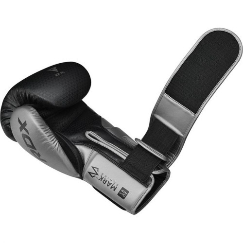 Боксерские перчатки RDX L2 Mark Pro Silver 10 ун. Боксерские перчатки RDX L2 Mark Pro Silver 10 ун.