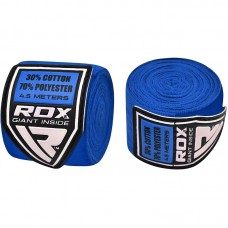 Бинты боксерские RDX Fibra Blue 4.5m