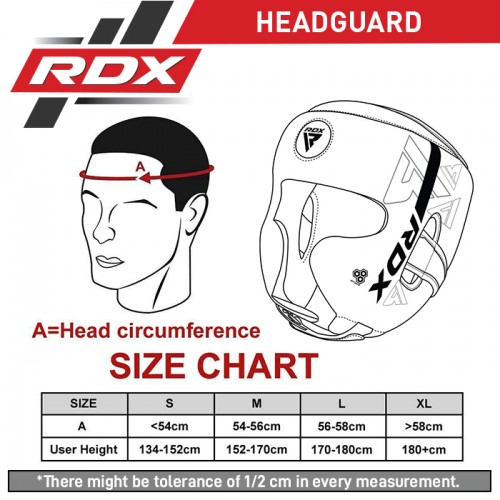Боксерський шолом RDX F6 Matte Silver M