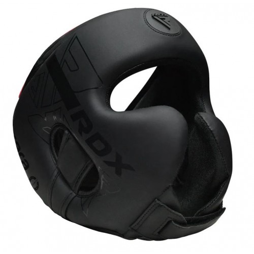 Боксерський шолом RDX F6 Matte Black S