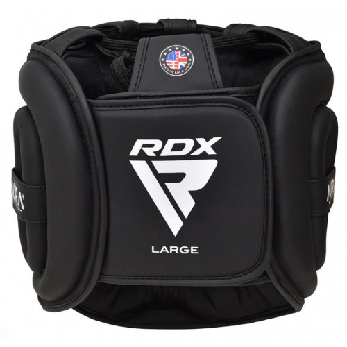 Боксерський шолом RDX T17 Aura Black Gold M