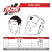 Боксерський шолом RDX T17 Aura Black Gold M