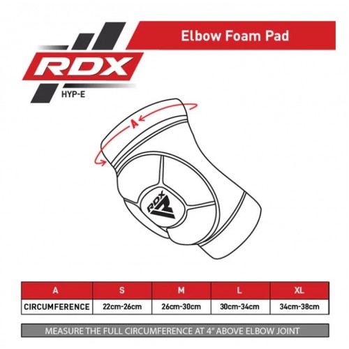 Налокотники RDX K5 Black/White S