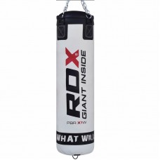 Боксерський мішок RDX Leather White 1.2м, 40-50 кг Боксерський мішок RDX Leather White 1.2м, 40-50 кг