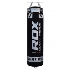 Боксерский мешок RDX Leather Black 1.2 м, 40-50 кг