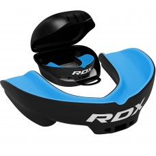 Капа боксерская RDX Gel 3D Pro Black/Blue Junior Капа боксерская RDX Gel 3D Pro Black/Blue Junior