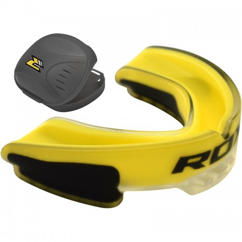 Капа боксерская RDX GEL 3D Elite Yellow Junior