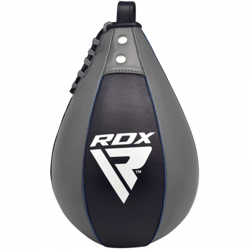 Пневмогруша боксерская RDX Leather Pro Blue M без крепления