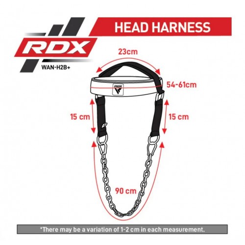 Тренажер для шиї RDX H2 Black