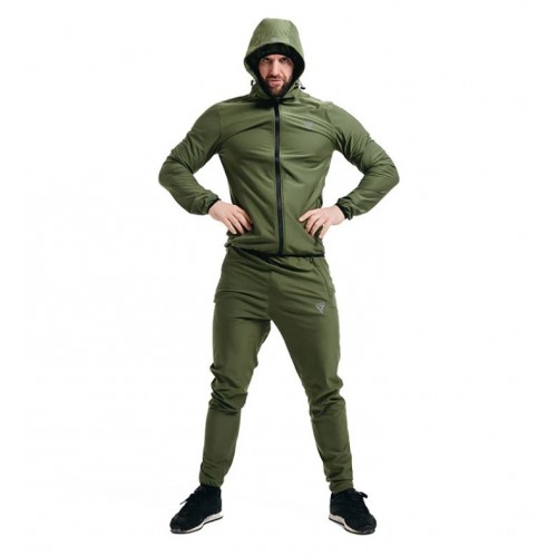Костюм для схуднення з капюшоном RDX H2 Green М
