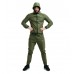 Костюм для схуднення з капюшоном RDX H2 Green М