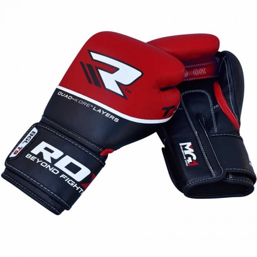 Боксерские перчатки RDX Quad Kore Red 10 ун.