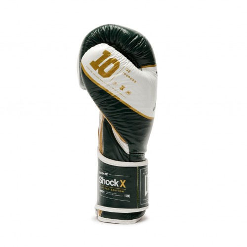 Боксерські рукавички Leone Shock X Green 10 ун.