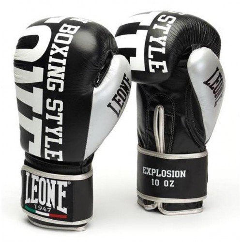 Боксерские перчатки Leone Explosion Black 10 ун.