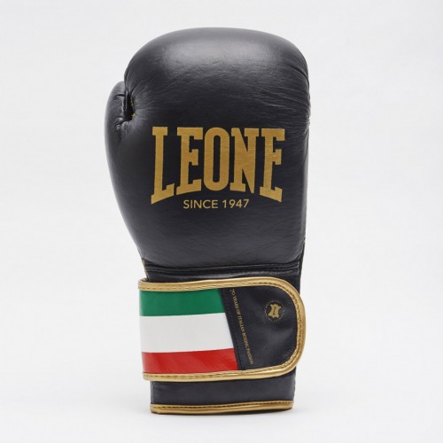 Боксерские перчатки Leone Italy Black 10 ун.