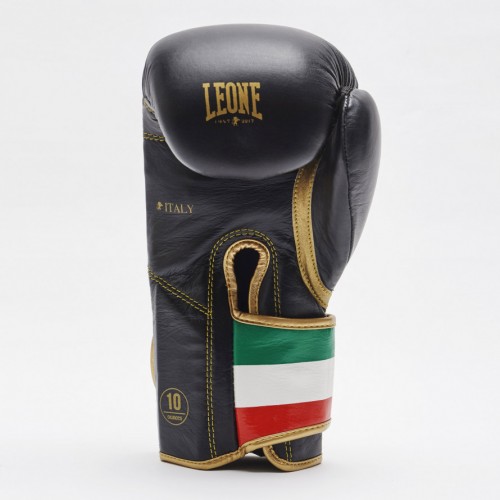 Боксерские перчатки Leone Italy Black 10 ун.