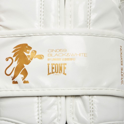 Боксерские перчатки Leone Mono White 10 ун.