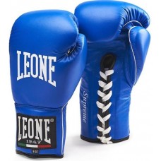 Боксерські рукавички Leone Supreme Blue 8 ун.