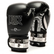 Дитячі боксерські рукавички Leone Iconic Black 6 ун.