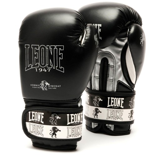 Дитячі боксерські рукавички Leone Iconic Black 6 ун.