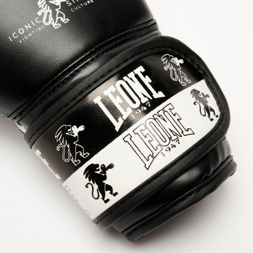 Дитячі боксерські рукавички Leone Iconic Black 6 ун.