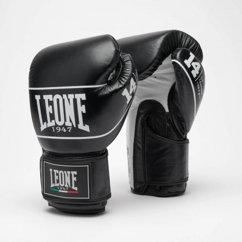 Боксерские перчатки Leone Shok Pro Black 10 ун.