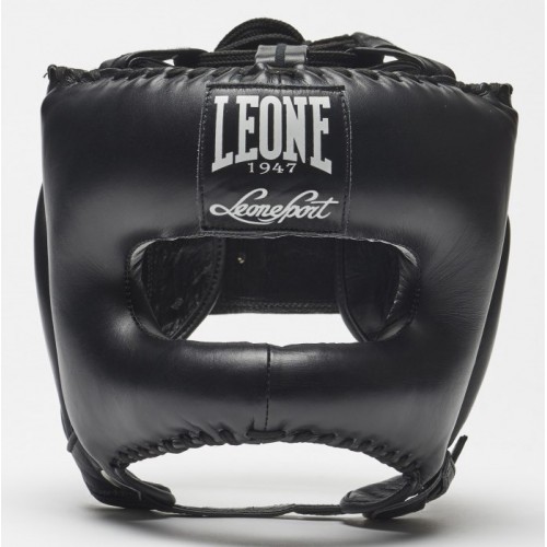 Боксерский шлем с бампером Leone Greatest Black S/M