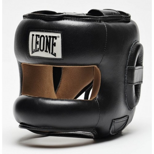 Боксерский шлем с бампером Leone Protection