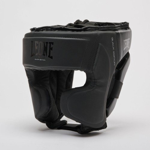 Боксерський шолом Leone Mono Black M