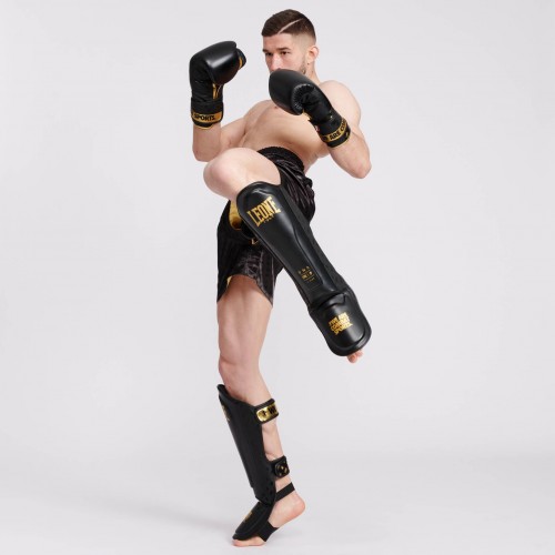 Захист гомілки Leone DNA Rex Leather Black S