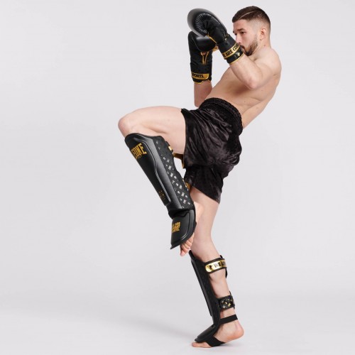 Захист гомілки Leone DNA Rex Leather Black S