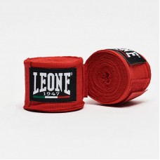 Бинты боксерские Leone Red 3,5 м Бинты боксерские Leone Red 3,5 м
