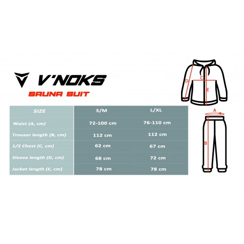 Костюм для схуднення з капюшоном V`Noks Scath Grey S/M	