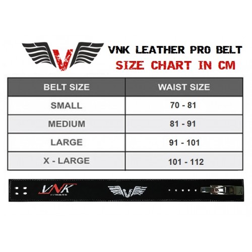 Пояс для тяжелой атлетики VNK Leather Pro S