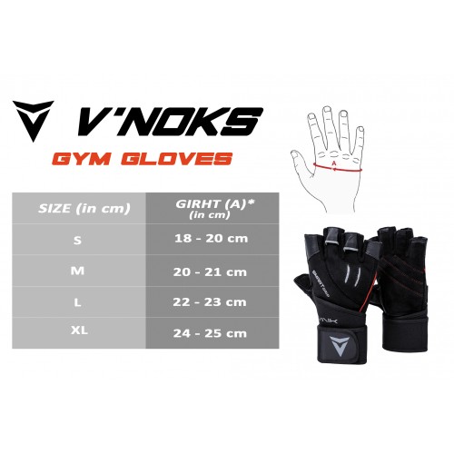Рукавички для фітнесу VNK Power Black S